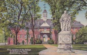 Wren Building Of The College Of William And Mary Williamsburg Virginia