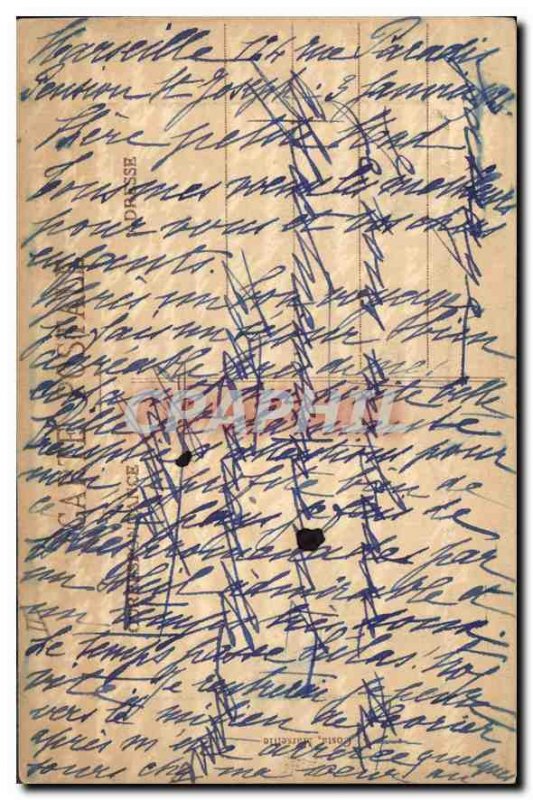 Postcard Old Marseille The Corniche