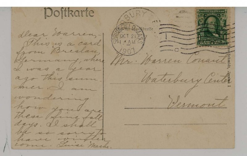 Germany - Breslau. Moritz Street