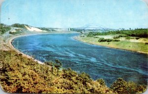 Massachusetts Cape Cod The Cape Cod Canal and Sagamore Bridge