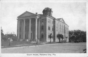 Panama City Florida view from street Court House antique pc DD5104