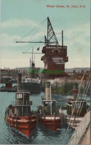 Canada Postcard - Water Scene, St John, New Brunswick RS31323