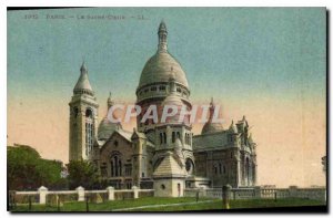 Old Postcard Paris Le Sacre Coeur