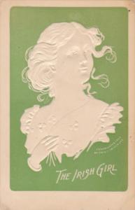 Beautiful Irish Girl Signed Fred Lounsbury 1909