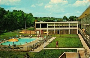 Holdiay Inn New Hope Pennsylvania PA Swimming Pool VTG Postcard UNP Unused 