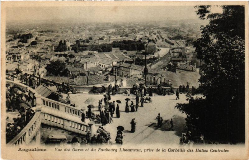CPA ANGOULEME - Vue des Gares et du Faubourg Lhoumeau prise de la (519223)