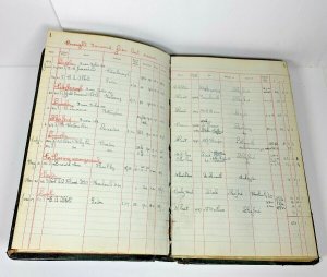 Sale Book Ledger 1932 1933 Possibly From UK Grain Wholesaler Damaged