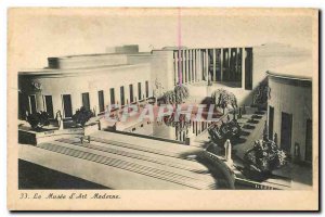Old Postcard The Museum of Modern Art in Paris