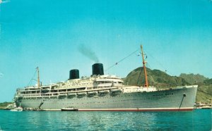 t.m.v Willem Ruys Ship Vintage Postcard 07.47