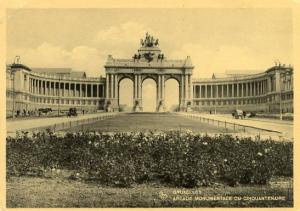 Belgium - Brussels, Monumental Arch of the 15th Century  *RPPC