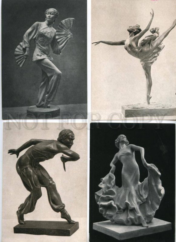 152472 Russian BALLET Dancers Stars COMPLETE Set 8 PCs