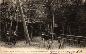 CPA Fontainebleau Etablissement de la Roche Eponge FRANCE (1300200)