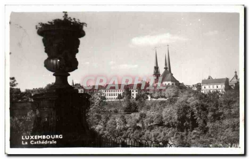 Old Postcard Luxembourg La Cathedrale