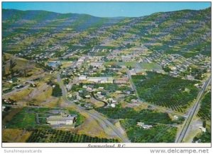 Canada British Columbia Summerland Aerial View