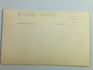 Vintage Postcard Baby on Chair in White Dress Portrait RPPC