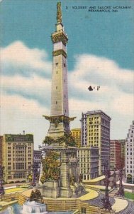 Soldiers And Sailors Monument Indianapolis Indiana 1957