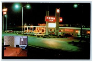 Drury Inn And Restaurant Springfield Missouri MO, Room View Vintage Postcard