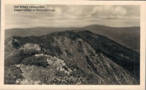 Czech Republic Kozí Hřbety v Krkonoše Riesengebirge Vintage RPPC 08.15