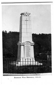 Methlick War Memorial Scotland Military RPPC Postcard