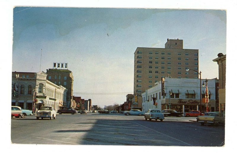 KS - Hutchinson. Second Street looking East ca 1958