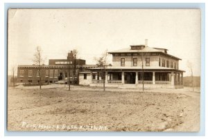 c1910's Park Hotel & Bath Alden New York NY RPPC Photo Unposted Antique Postcard