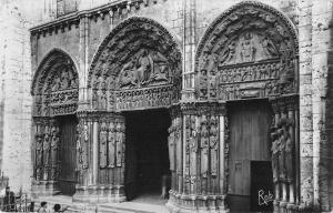 BR47666 portail royal Cathedrale Chartres       France