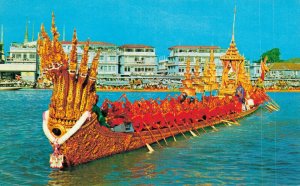 Thailand Nakaraj Barge in a Procession Bangkok 07.31