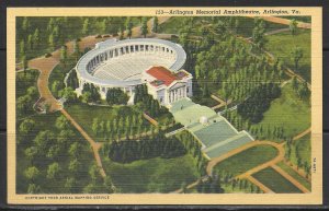 Virginia, Arlington - Aerial View - Memorial Amphitheatre - [VA-277]