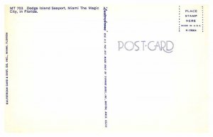 Postcard PIER SCENE Miami Florida FL AQ5246