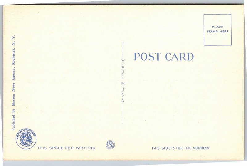 Postcards NY Rochester Charlotte High School