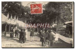 Old Postcard Fete Foraine Fetes restaurants Allee lodges