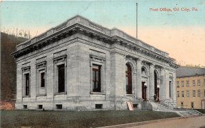 H99/ Oil City Pennsylvania Postcard c1910 Post Office Building 108