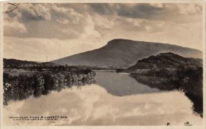 RPPC TENNESSEE RIVER & LOOKOUT MOUNTAIN REAL PHOTO POSTCARD (c. 1920s)