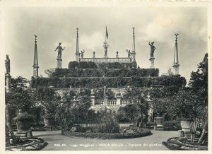 Italy Lago maggiore isola bella terrazza del giardino Postcard