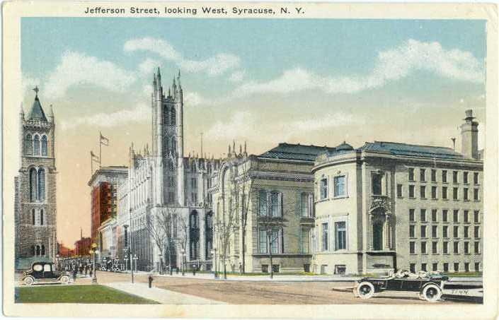 W/B Jefferson St. Looking West Syracuse NY New York State