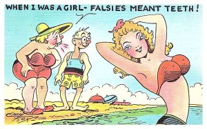 When I was a girl, Falsies meant Teeth