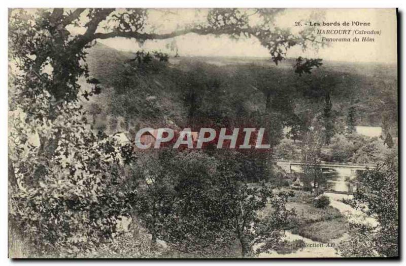 Old Postcard Panorama Harcourt Hom