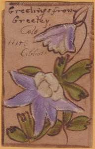 Leather & Velour paint-Greetings from Greeley, COLO., 