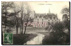 Old Postcard Chateau Cleres