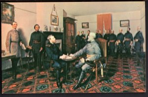 33120) Painting Surrender General Robert E Lee General Ulysses S. Grant 1865