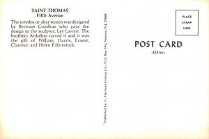 Saint Thomas   Newton, New Jersey Continental Size: Approx 4 X 6 inches (15 c...