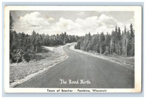 Vintage Town Of Beecher Pembine, Wisconsin. Postcard P7E