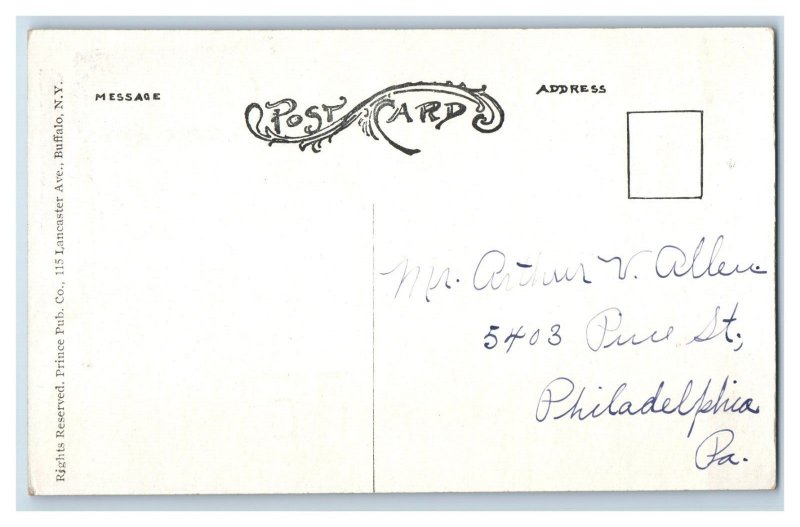C. 1910 Mailbox Mail Letters Postage Postal Greetings Odd Vintage Postcard F33
