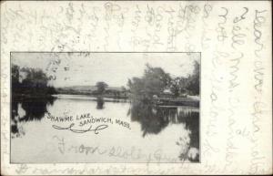 Sandwich Cape Cod MA Shawme Lake c1905 Postcard