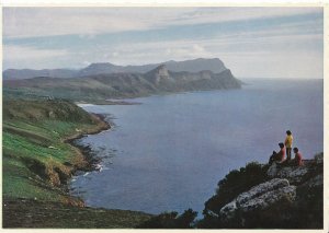 South Africa Postcard - Looking Back from Cape Point - Buffeis Bay - Ref ZZ4901