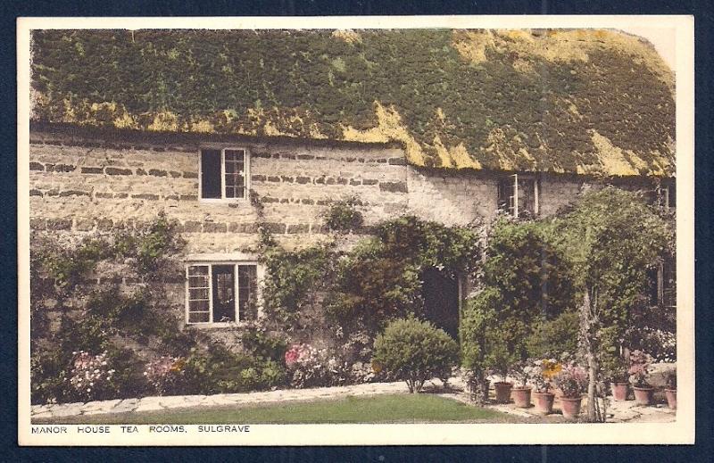 Manor House Tea Rooms Sulgrave England unused c1920's