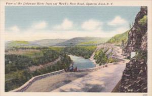 New York Sparrow Bush View Of Delaware River From Hawk's Nest Road