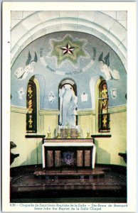 VINTAGE POSTCARD AINT ALPHONSUS CHAPEL AT SANT ANNE DE BEAUPRE MONTREAL QUEBEC