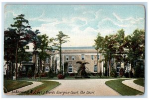 1907 Geo J Goulds Georgian Court Lakewood New Jersey NJ Posted Postcard 