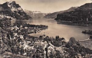 Switzerland Weesen Totalansicht 1961 Photo